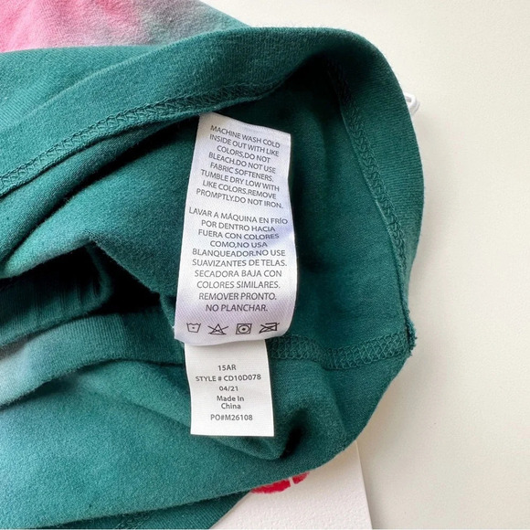 Wildfox Active Riley Crop Bra Tanktop Tie Dye Small - Picture 10 of 12